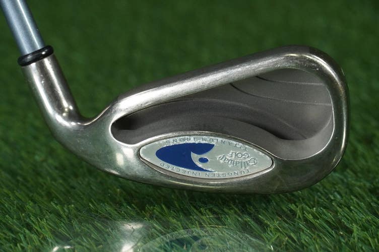 CALLAWAY HAWK EYE 6 IRON TITANIUM TUNGSTEN REGULAR FLEX GRAPHITE RH ~ LOOK!!