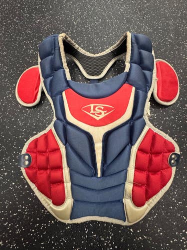 Used Louisville Slugger PG SERIES 5 YOUTH Catchers Chest Protector Navy Blue Youth 11849-S000042163
