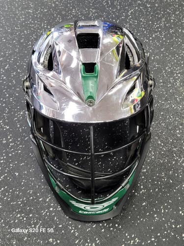 Used Cascade S CHROME Lacrosse Helmet Grey One Size 11849-S000042130