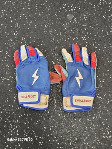 Used BB/SB Batting Gloves Royal Blue Youth 11849-S000042113