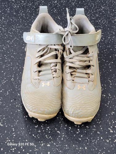 Used Under Armour BH 7 BB/SB Cleats Grey Youth 06.0 11849-S000042110