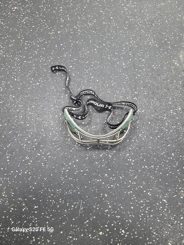 Used Under Armour WOMENS GOGGLES Lacrosse Facial Protect Teal Senior 11849-S000042094