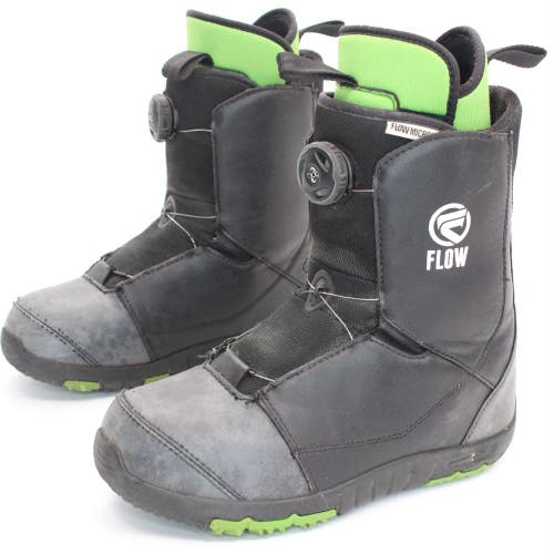Flow Micron Junior Snowboard Boots - Size 6 / Mondo 24 Used
