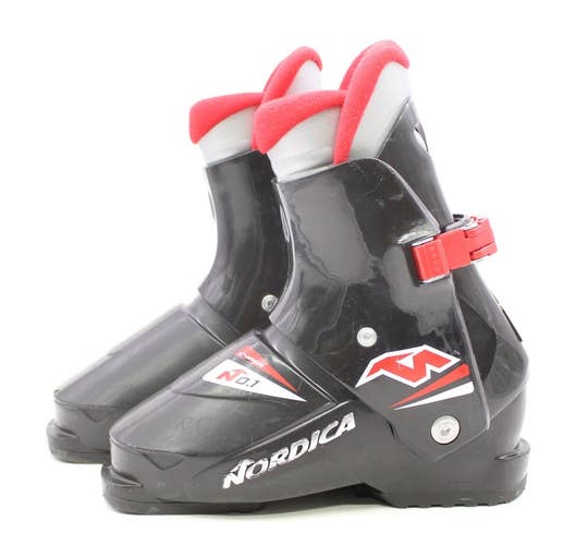 Nordica Super 0.1 Junior Ski Boots - Size 5.5 / Mondo 23.5 Used