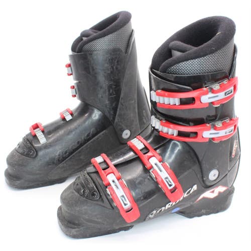 Nordica GP TJ Junior Ski Boots - Size 6.5 / Mondo 24.5 Used