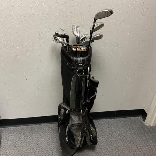 Used Walter Hagen T3 Mens Package Set RH Black And Yellow 11 Piece 11855-S000207277