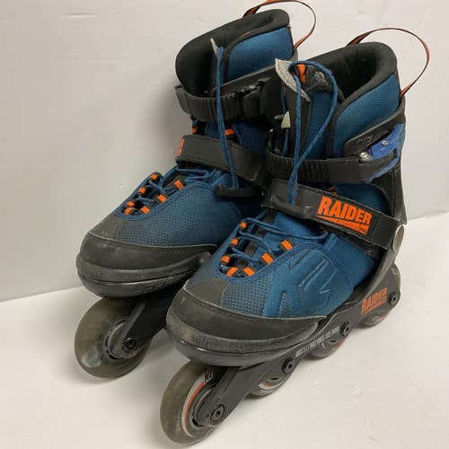 Used K2 RAIDER ADJ 1-5 Junior Rec Fitness Skates Black Adjustable 11855-S000207254