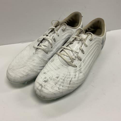 Used Under Armour 3022145-103 Soccer Cleats White Senior 12 11855-S000207253