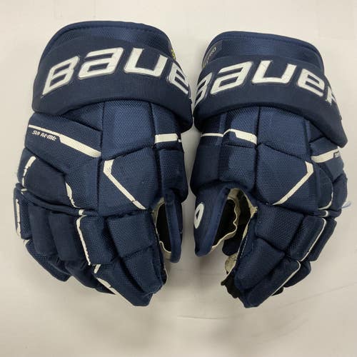 Used Bauer SUPREME M5 PRO Senior Gloves Navy Blue 15" 11855-S000207248