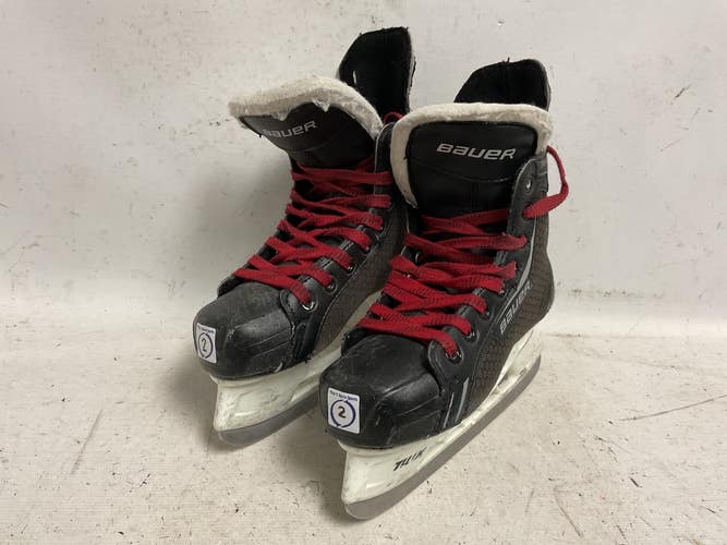 Used Bauer SUPREME ONE.4 Junior Hockey Skate Black Junior 02 11855-S000207350
