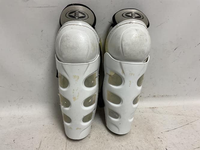 Used Easton SHIN GUARDS Junior Shin Guards White 12" 11855-S000207312