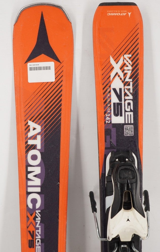 Atomic Vantage X 75 Demo Skis with Bindings - 142 cm Used