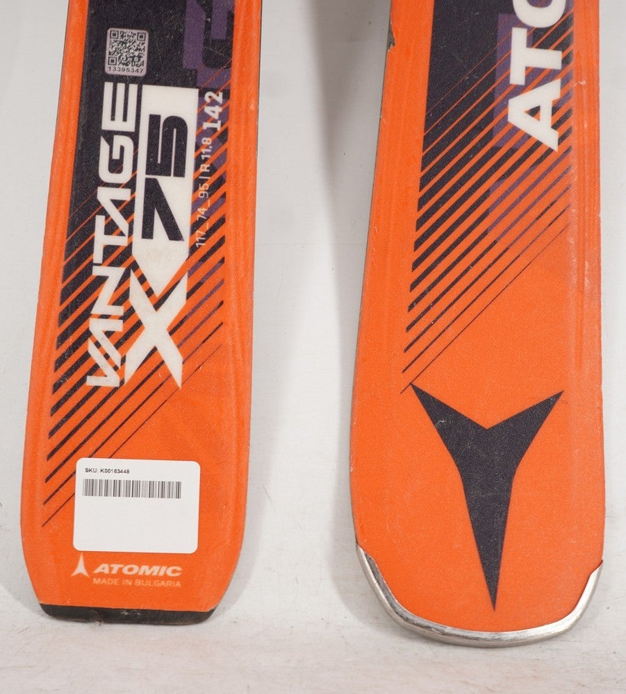Atomic Vantage X 75 Demo Skis with Bindings - 142 cm Used