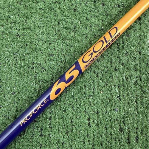 UST Mamiya Proforce Gold 65 Driver Shaft Uncut .350 Tip 46 Regular Flex
