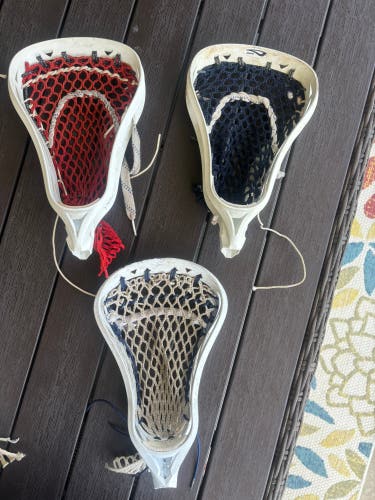Lot of Three Lacrosse Heads