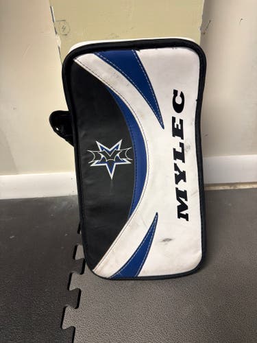 Regular mylec 7000 street hockey goalie blocker  (Used)