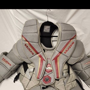 Large Vaughn Velocity V9 Goalie Chest Protector Pro Stock (Used)