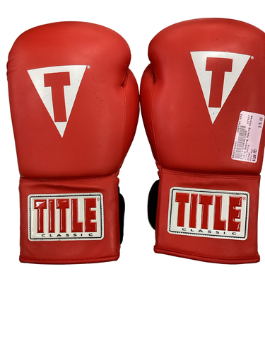 Used Title Boxing Boxing Gloves Red MD 11613-S000186492