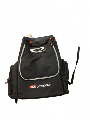 Used Latitude 64 Disc Golf Backpack Black 11613-S000186457