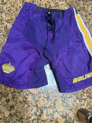 Jr Kings AAA - Purple Small Bauer Team Pant Shell (Used)