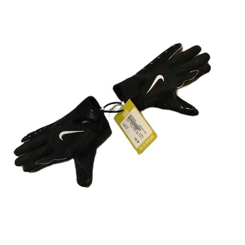 Used Nike YOUTH VAPOR JET 8.0 Football Gloves Black Large 11730-S000072832
