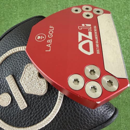 L.A.B. Golf LAB Oz.1i Mallet Putter Red Accra Shaft Right Handed 34 Oz 1i