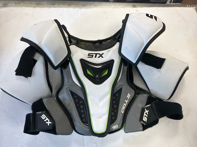 Small / Medium Youth STX Cell III Shoulder Pads (Used)