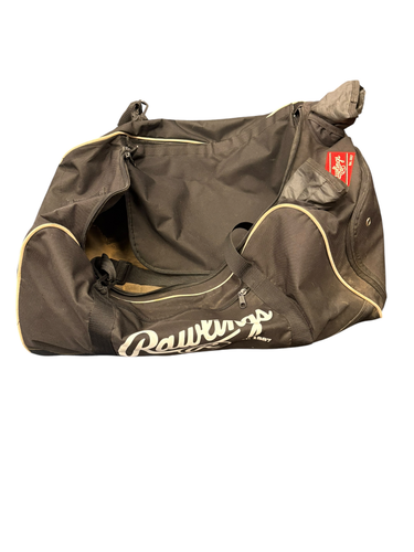 Used Rawlings COVERT DUFFLE BAG BB/SB Team Carry Bag Black 11863-S000026753