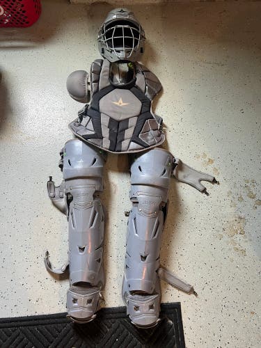 Black/Gray All Star System 7 Axis Catcher's Set (Used)