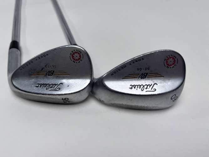 Titleist Vokey Spin Milled Chrome 2009 Wedge Set 56* 11 60* 4 970 Stiff Steel RH