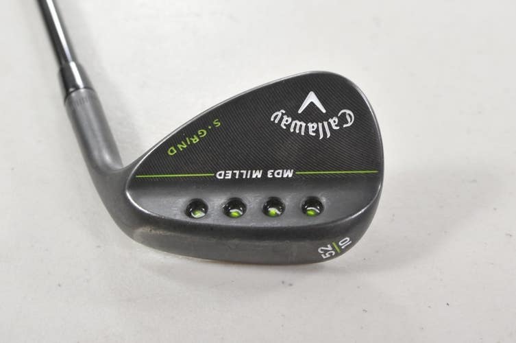 Callaway MD3 Milled Matte Black 52*-10 Wedge DG S400 Stiff Flex Steel #219317