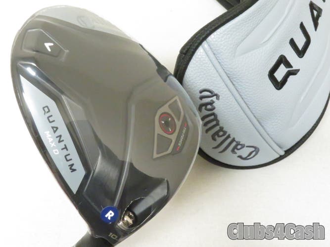 Callaway Quantum Max D Driver 10.5 VanQuish 4R Regular Flex +Cover .. NEW