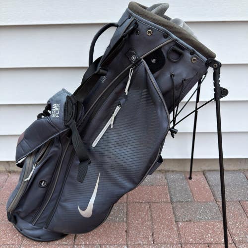 Nike Sport Lite Golf Carry Stand Bag 5 Way Dividers Blue Gray