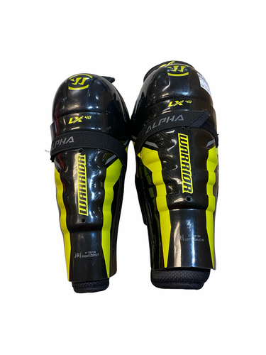 Used Warrior ALPHA LX 40 Senior Shin Guards Black 11" 11706-S000383075