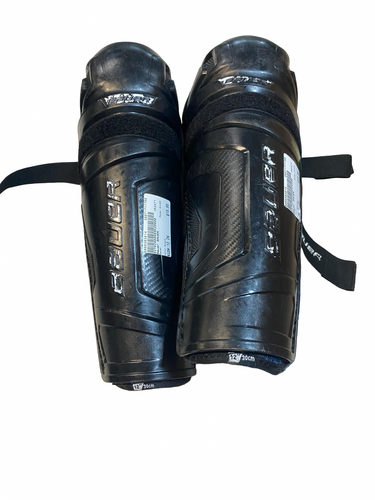 Used Bauer BAUER Senior Shin Guards Black 12" 11706-S000383014