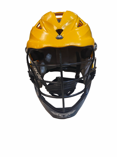 Used Cascade S YELLOW HELMET Lacrosse Helmet Yellow MD 11706-S000383003