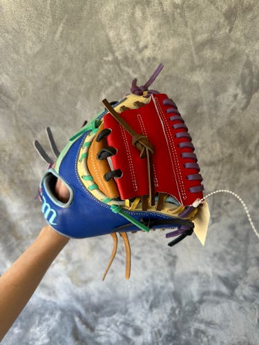 Blue Marucci WildCard RH Catcher's Baseball Glove 33.5" (Used)