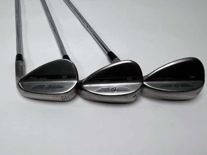 Titleist Vokey SM10 Nickel Wedge Set 50* 12 54* 12 58* 12 KBS 610 Steel Mens RH