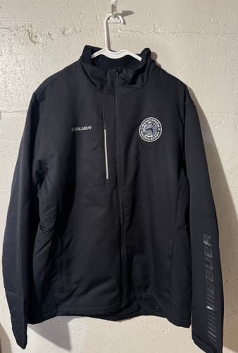 Kenai River Brown Bears NAHL - Black Men's XL Bauer Mid Weight Jacket (New)
