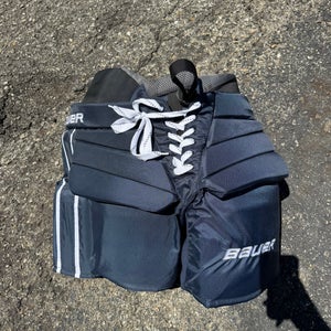 Blue Senior Large Bauer Elite Hockey Goalie Pants (New)