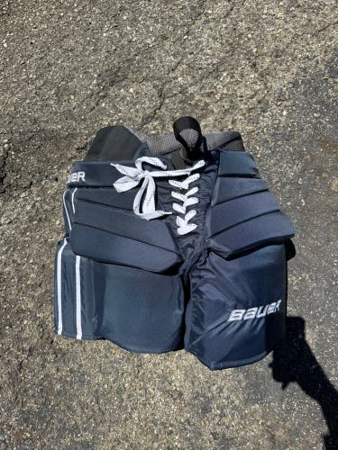 Blue Senior Large Bauer Elite Hockey Goalie Pants (New)