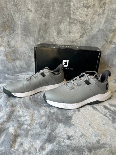 Gray Men's Size M 9.5 (W 10.5) Footjoy Pro SL Golf Shoes (Used)