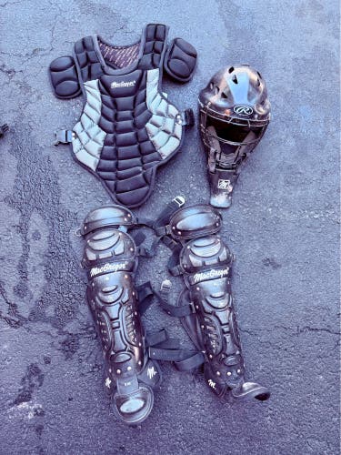 Black/Gray Catcher's Set (Used)