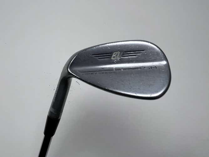 Titleist Vokey SM9 Tour Chrome Wedge 48* 10 Bounce F-Grind AMT Red R300 Steel LH