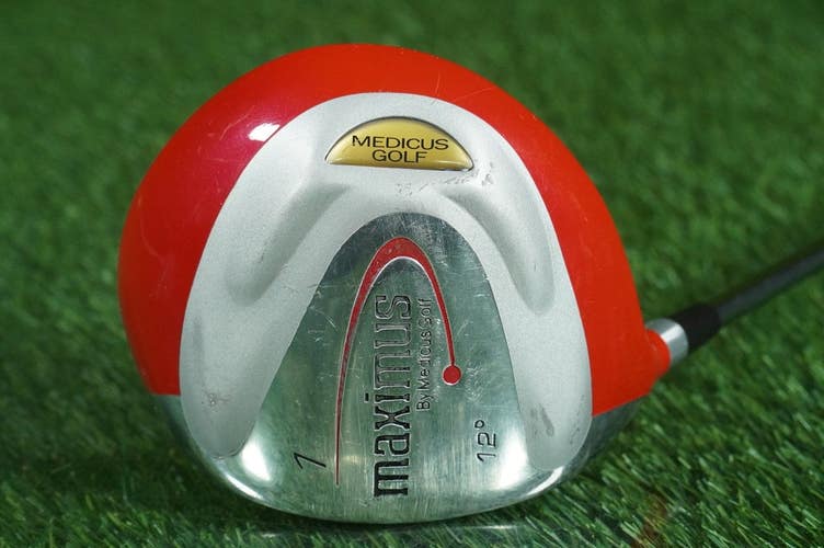 MEDICUS MAXIMUS 12 DRIVER WEIGHTED SWING TRAINER STEEL SHAFT LEFT HANDED LH