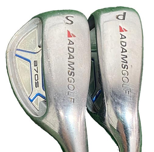 Adams Idea A7OS Wedge Set PW,SW RH Grafalloy Senior Graphite Arthritis Grips
