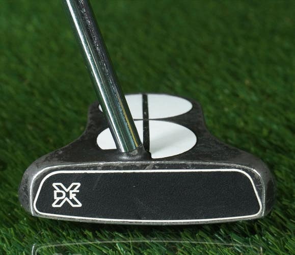 ODYSSEY 2 BALL DFX PUTTER 34" CENTER SHAFTED + SIGHT LINE LEFT LH +COVER ~ LOOK!