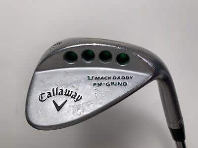 Callaway Mack Daddy PM Chrome Lob Wedge LW 58* 10 KBS Tour-V Wedge Steel Mens RH