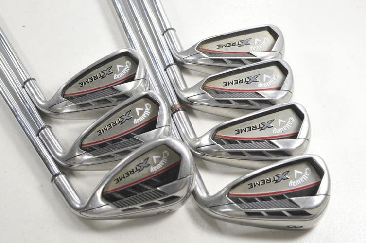 Callaway Xtreme 5-PW,SW Iron Set Right Uniflex Steel # 218605