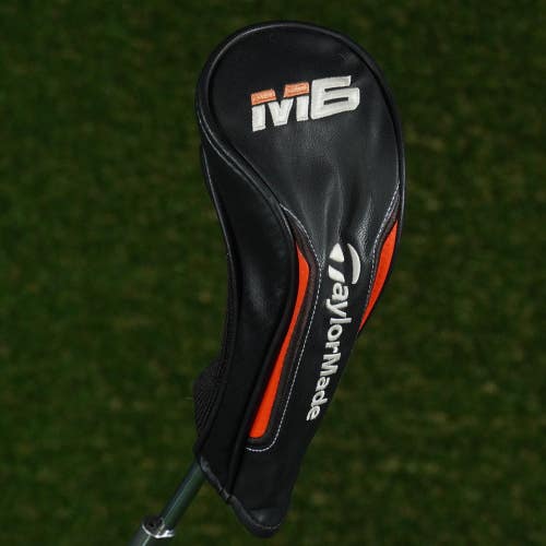 TAYLORMADE M6 HYBRID HEADCOVER BLACK / RED CHANGEABLE #'S ~ LOOK!!